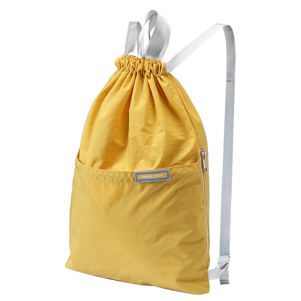 drawstring backpack bag unisex gym string bag gym sack bag with