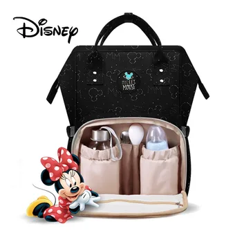 Disney Minnie Mickey Mom Diaper Bag Backpack USB Bottle Insulation Bags Travel Capacity Oxford Feeding Baby Mummy Handbag
Disney Minnie Mickey Mom Diaper Bag Backpack USB Bottle Insulation Bags Travel Capacity Oxford Feeding Baby Mummy Handbag