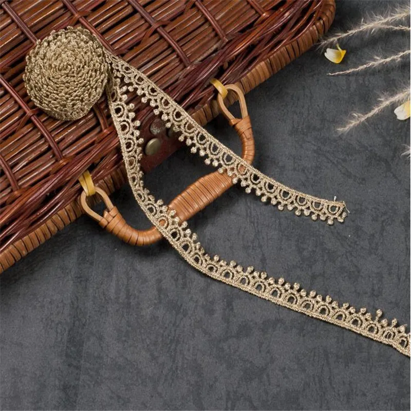 Delicate 10yard Golden, silver lace embroidery lace DIY handmade lace skirt dress costume headdress Crown Accessories
Delicate 10yard Golden, silver lace embroidery lace DIY handmade lace skirt dress costume headdress Crown Accessories