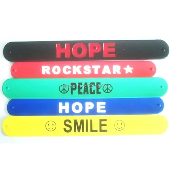 500pcs sports HOPE ROCKSTAR PEACE SMILE silicone slap bracelets rubber wristband free shipping by DHL express
500pcs sports HOPE ROCKSTAR PEACE SMILE silicone slap bracelets rubber wristband free shipping by DHL express