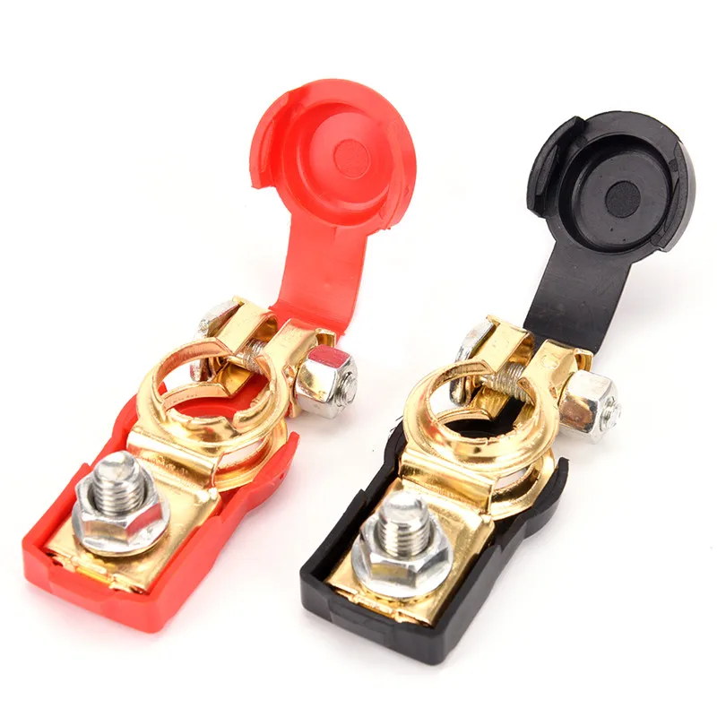 

2019 New Car Caravan Auto Car Battery Pair of 12V Quick Release Battery Terminals Battery Terminal Connector Clamps