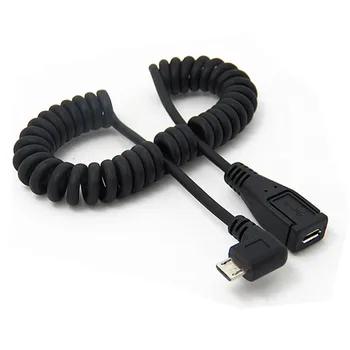 2PCS 90 Degrees Right Angle Micro USB Male to Female M/F Extend Extension Cable Stretch Cord for Call Phones
2PCS 90 Degrees Right Angle Micro USB Male to Female M/F Extend Extension Cable Stretch Cord for Call Phones