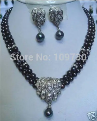 Jewelry 00891 Beautiful Black pearl necklace earring pendant sets (A0423)
Jewelry 00891 Beautiful Black pearl necklace earring pendant sets (A0423)