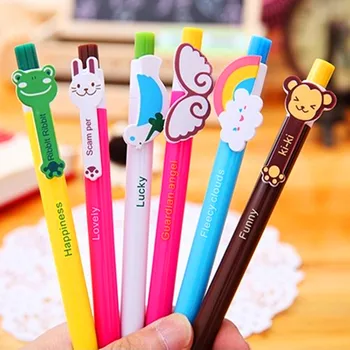 Random 5 pcs new Creative South Korea stationery lovely cartoon pen ballpoint pen wholesale school supplies cute gift for kids
Random 5 pcs new Creative South Korea stationery lovely cartoon pen ballpoint pen wholesale school supplies cute gift for kids