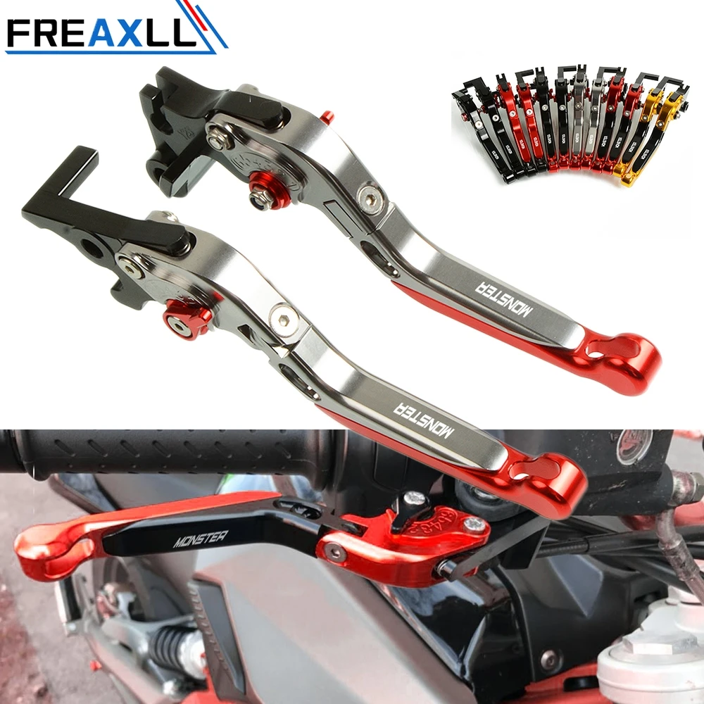 For Ducati 797 821 Monster Dark Stripe M1100 S EVO MONSTER 1200 S R Motorbike Brake Clutch Levers Foldable Extendable Adjustable
For Ducati 797 821 Monster Dark Stripe M1100 S EVO MONSTER 1200 S R Motorbike Brake Clutch Levers Foldable Extendable Adjustable