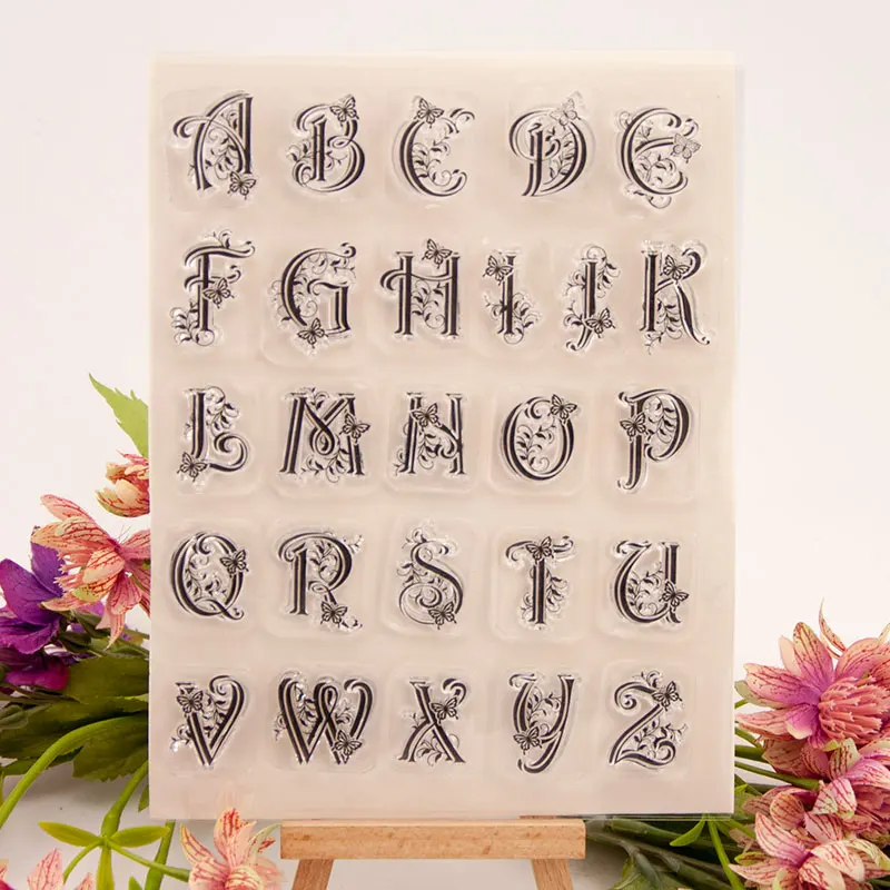 Alphabet Butterfly Letter Transparent Clear Stamps Silicone Seal for DIY Scrapbooking Card Making Photo Album Decoration Crafts
Alphabet Butterfly Letter Transparent Clear Stamps Silicone Seal for DIY Scrapbooking Card Making Photo Album Decoration Crafts