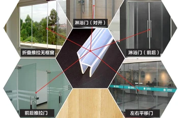 H shape silicone rubber shower room door window glass seal strip weatherstrip for 6/8/10/12mm glass
H shape silicone rubber shower room door window glass seal strip weatherstrip for 6/8/10/12mm glass