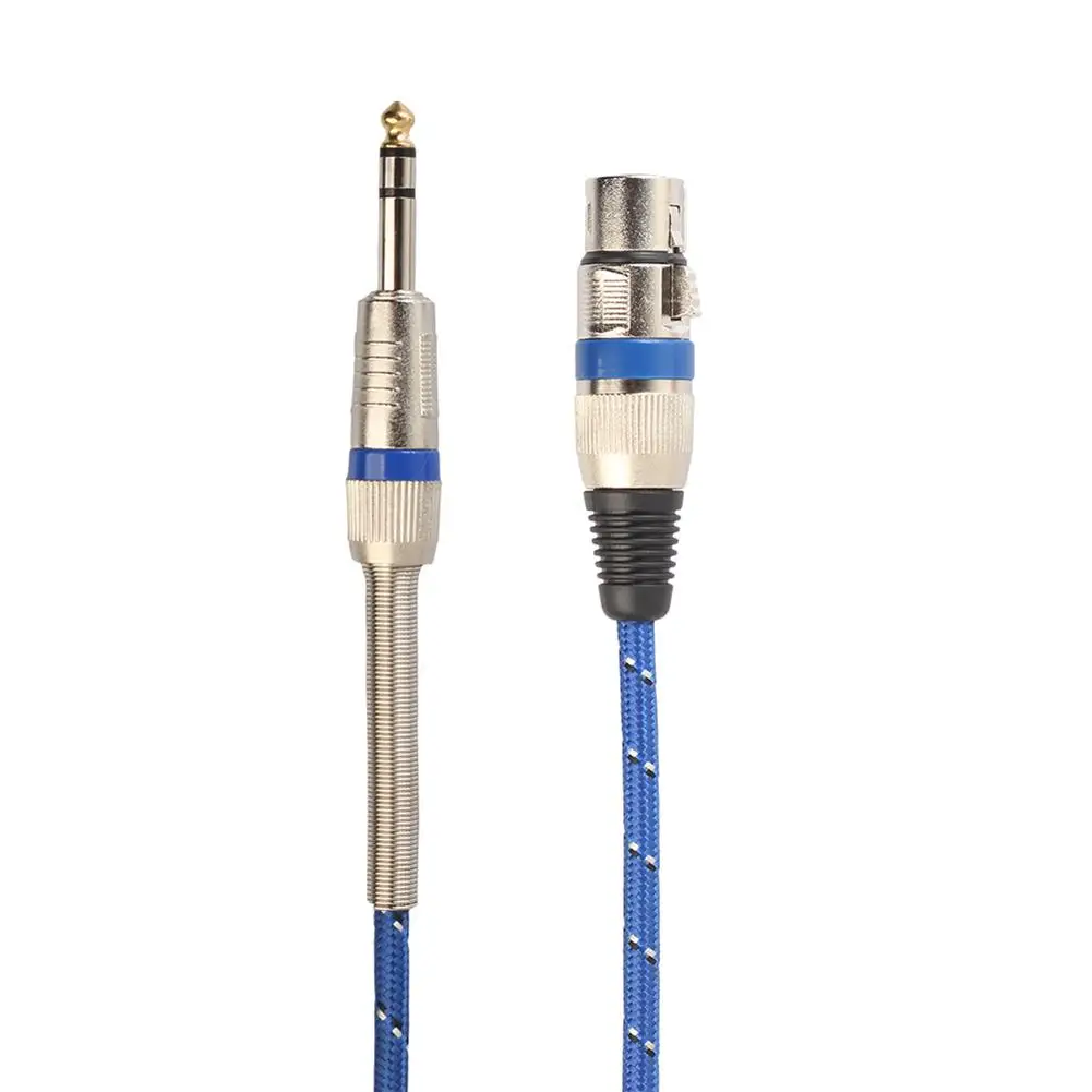 1/1.8/3/5/10/15M 6.35mm Male to XLR Female Jack Stereo Braided Microphone Cable 2019
1/1.8/3/5/10/15M 6.35mm Male to XLR Female Jack Stereo Braided Microphone Cable 2019