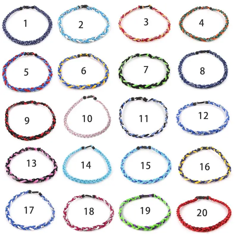 1 Pc Tornado Twist Titanium Sports Baseball Necklace Sport Ropes Triple Twist Titanium Necklace 20"
1 Pc Tornado Twist Titanium Sports Baseball Necklace Sport Ropes Triple Twist Titanium Necklace 20"