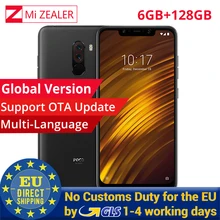 Global Version Xiaomi POCOPHONE F1 POCO F1 6GB 128GB Snapdragon 845 Mobile Phone 6.18'' Full Screen Dual AI Camera LiquidCool CE(China)