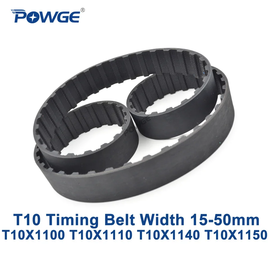 POWGE T10 Synchronous timing belt C=1100/1110/1140/1150 Width 15/20/25/30/40/50mm Rubber T10X1100 T10X1110 T10X1140 T10X1150
POWGE T10 Synchronous timing belt C=1100/1110/1140/1150 Width 15/20/25/30/40/50mm Rubber T10X1100 T10X1110 T10X1140 T10X1150