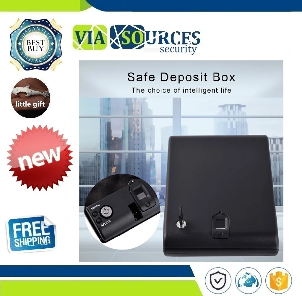 Biometric Fingerprint Safe Box Solid Steel Security Gun Key Valuables Jewelry Box Protable Security Biometric Fingerprint Box
Biometric Fingerprint Safe Box Solid Steel Security Gun Key Valuables Jewelry Box Protable Security Biometric Fingerprint Box