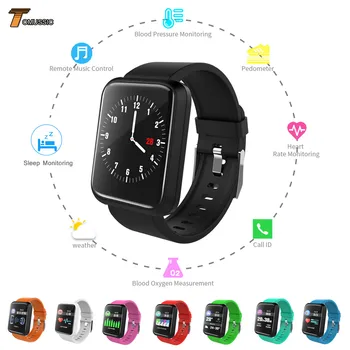 Big LCD Touch Screen Smart Watch Music Heart Rate Monitor Blood Pressure Oxygen Fitness Tracker Band Wristband Smart Bracelet
Big LCD Touch Screen Smart Watch Music Heart Rate Monitor Blood Pressure Oxygen Fitness Tracker Band Wristband Smart Bracelet