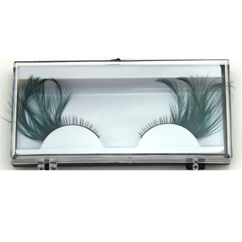 1Pairs Dark Green Thick Feathers Lashes False Eyelash Extension Tool Exaggerated Stage Natural Long Eyelashes Eyes Makeup Tool
1Pairs Dark Green Thick Feathers Lashes False Eyelash Extension Tool Exaggerated Stage Natural Long Eyelashes Eyes Makeup Tool