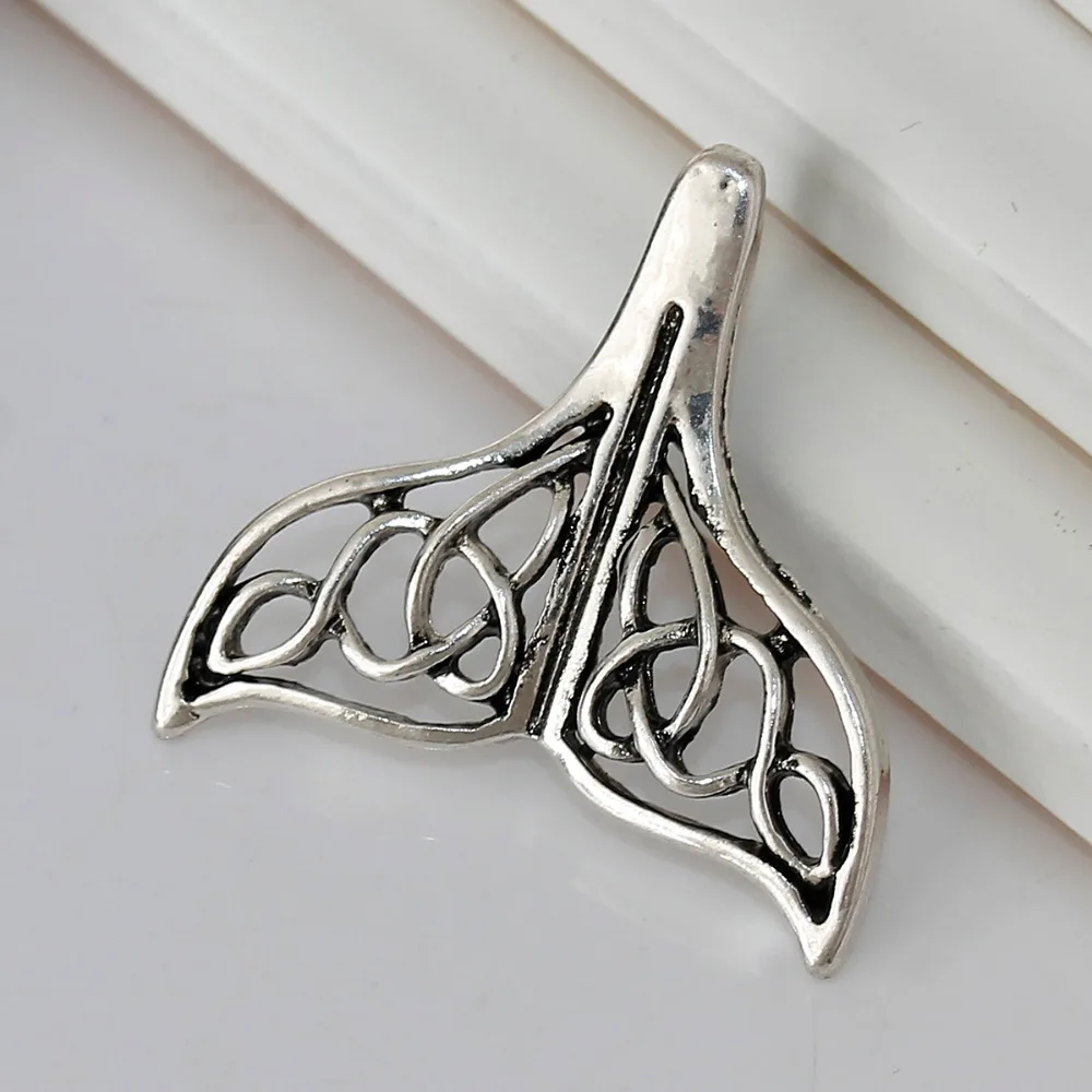 DoreenBeads Zinc Based Alloy Antique Silver Charms Whale Tail Hollow Celtic Knot DIY Components 24mm(1") x 24mm(1"), 5 PCs
DoreenBeads Zinc Based Alloy Antique Silver Charms Whale Tail Hollow Celtic Knot DIY Components 24mm(1") x 24mm(1"), 5 PCs