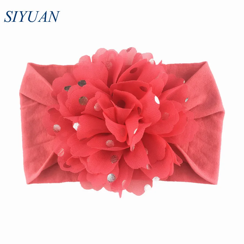 1pcs/lot 10cm Silver Polka Dot Chiffon Flower with Wide Elastic Nylon Headband Lovely Headband Princess Hair Accessories HB079
1pcs/lot 10cm Silver Polka Dot Chiffon Flower with Wide Elastic Nylon Headband Lovely Headband Princess Hair Accessories HB079