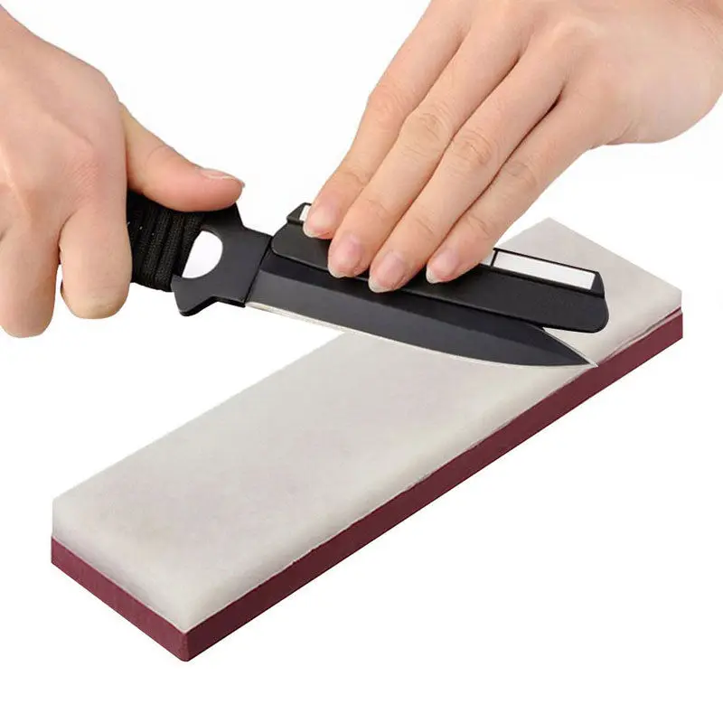 Mayitr 3000# & 10000# Grit Sharpener Stone Knife 2 Sides Razor Polishing Sharpener Stone Whetstone Kitchen Knife Accessory