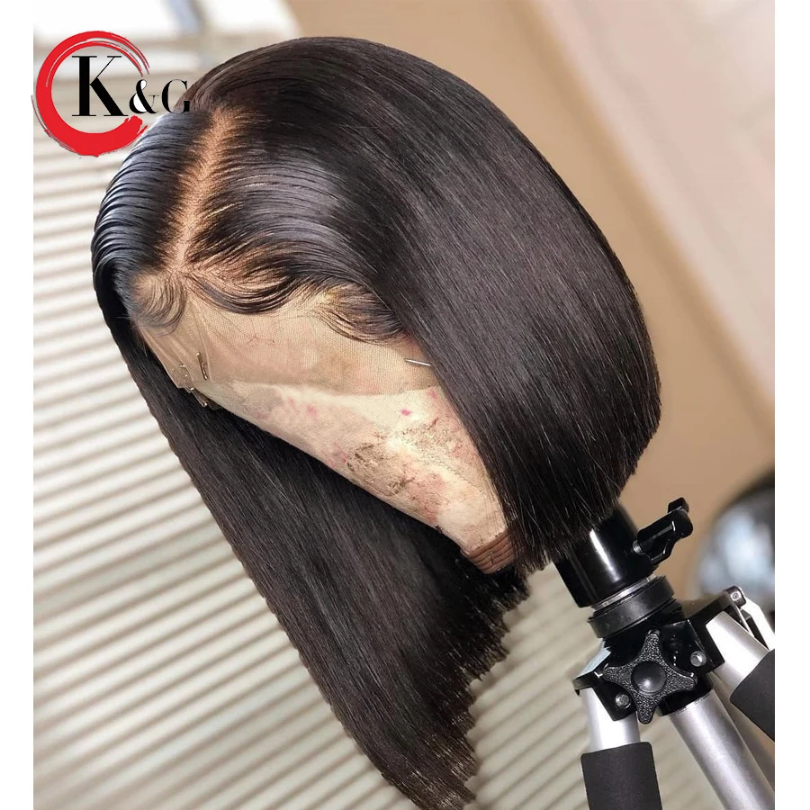 Kun Gang 13*4 Inches Lace Front Short Bob Wig Pre Plucked Brazilian Human Hair Wigs For Women Bleached Knots 8-14" no remy
Kun Gang 13*4 Inches Lace Front Short Bob Wig Pre Plucked Brazilian Human Hair Wigs For Women Bleached Knots 8-14" no remy