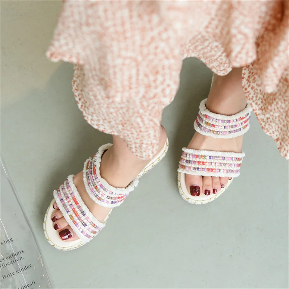 Women's Slippers High Quality Material Comfortable Inner Fashion Wedge Waterproof Platform Open Toe Sandals Women Slippers
Women's Slippers High Quality Material Comfortable Inner Fashion Wedge Waterproof Platform Open Toe Sandals Women Slippers