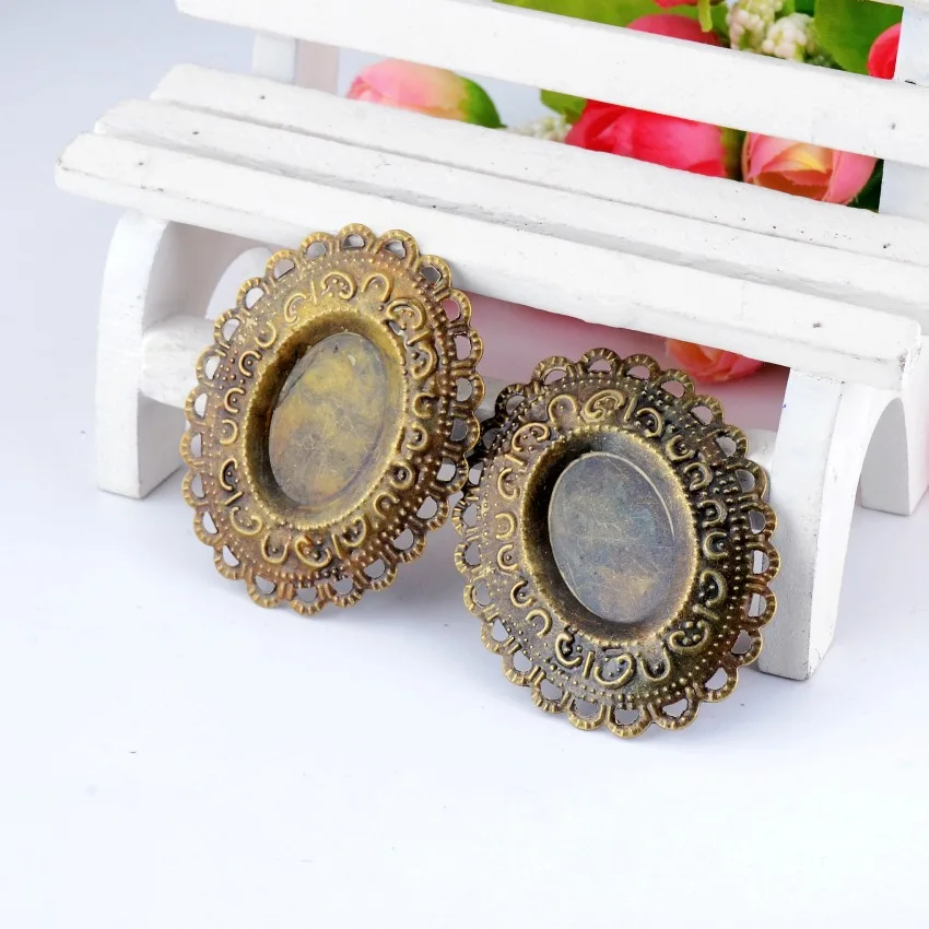 Free shipping 5Pcs Antique Bronze Filigree Oval Cabochon Settings Wraps Connectors Gift Decoration DIY Findings 47x37mm F0427
Free shipping 5Pcs Antique Bronze Filigree Oval Cabochon Settings Wraps Connectors Gift Decoration DIY Findings 47x37mm F0427