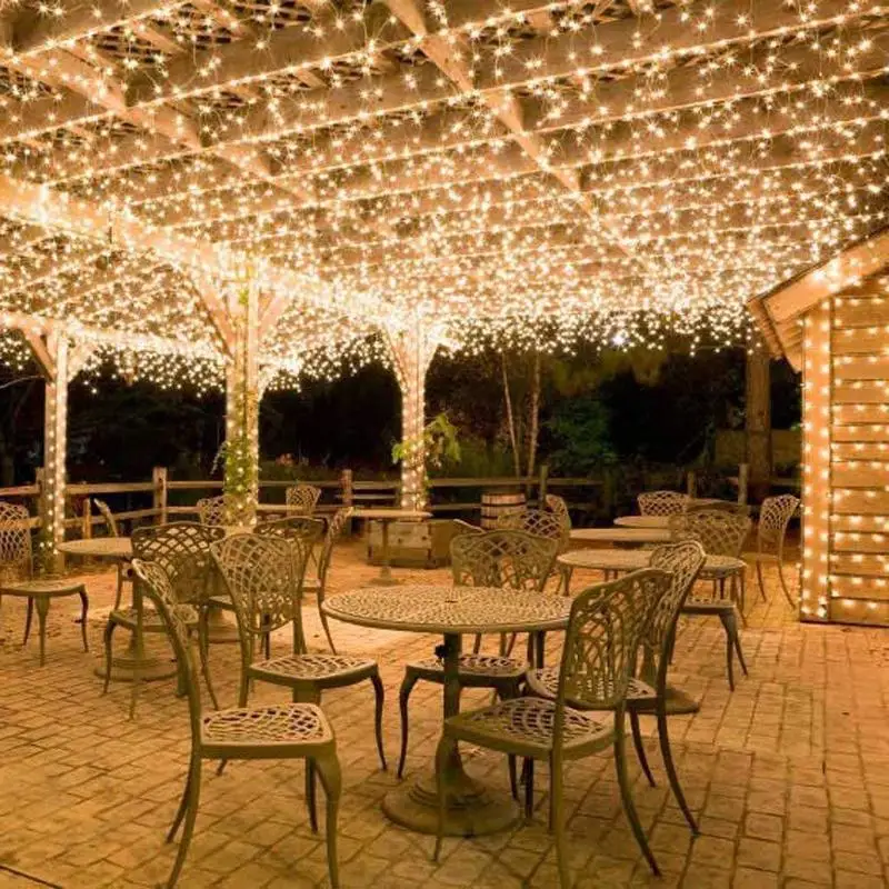 10 m 100 LED Icicle String Lights Christmas Fairy Lights Garland Outdoor Home for Wedding/Party/Garden Christmas Decoration .B
10 m 100 LED Icicle String Lights Christmas Fairy Lights Garland Outdoor Home for Wedding/Party/Garden Christmas Decoration .B