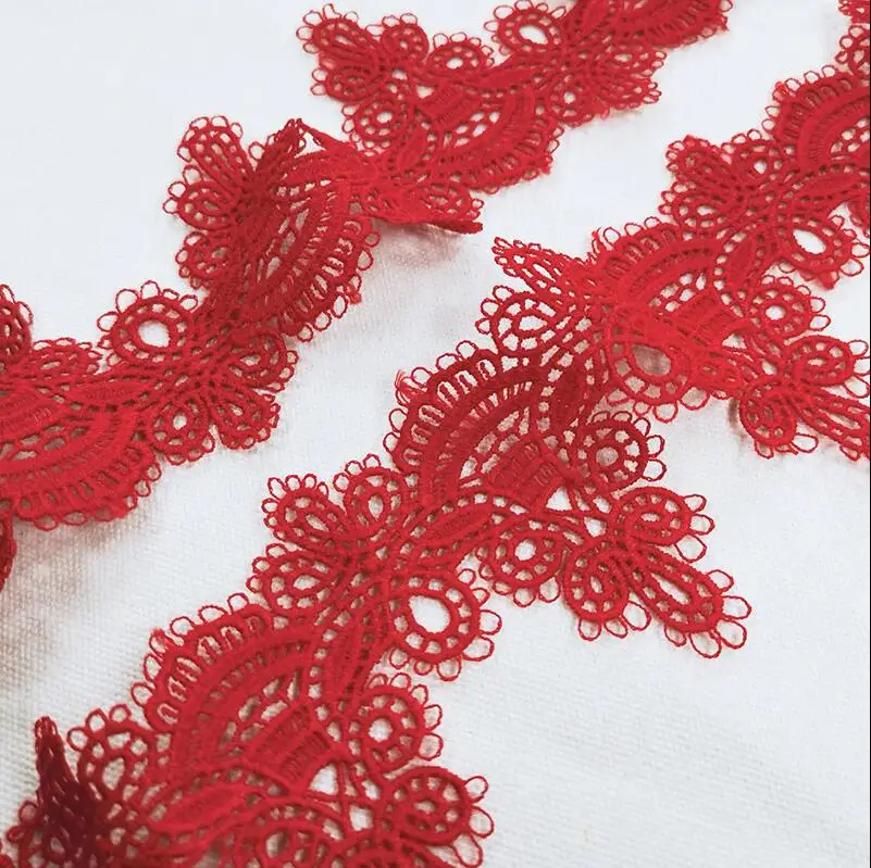 3 Meters 6CM Embroidered Floral Red Lace Trim Lace High Quality Fabric Trim DIY Home Decoration Lace Sewing Crafts
3 Meters 6CM Embroidered Floral Red Lace Trim Lace High Quality Fabric Trim DIY Home Decoration Lace Sewing Crafts
