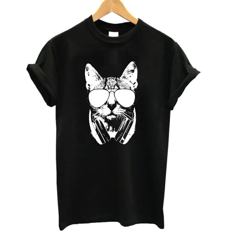 COOLMIND CA0211B Summer 100% cotton Animal 3D DJ Cat Print Shirt O-Neck Short Sleeve T Shirt Women Best Friend Girls T-shirt
COOLMIND CA0211B Summer 100% cotton Animal 3D DJ Cat Print Shirt O-Neck Short Sleeve T Shirt Women Best Friend Girls T-shirt