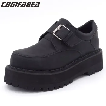 COMFABEA Autumn Women Flats 2019 Creepers platform shoes Punk Buckle Student Shoes Ladies Casual shoes
COMFABEA Autumn Women Flats 2019 Creepers platform shoes Punk Buckle Student Shoes Ladies Casual shoes