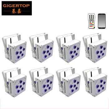 Freeshipping 8 Unit 6 x 15W Battery Powered Up Lights White Case RGBW Amber LED wireless DMX uplights/led uplights wedding disco
Freeshipping 8 Unit 6 x 15W Battery Powered Up Lights White Case RGBW Amber LED wireless DMX uplights/led uplights wedding disco