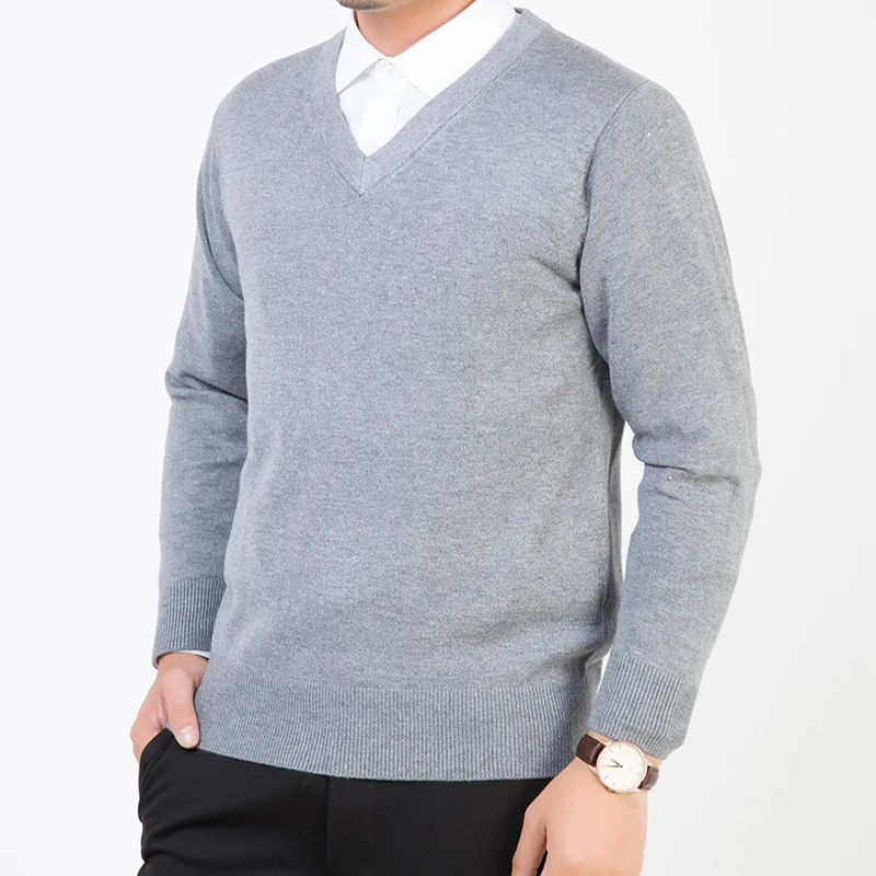 2019 New Fashion Brand Sweaters Men Pullover Solid Color Slim Fit Jumpers Knitred V Neck Autumn Korean Style Casual Men Clothes
2019 New Fashion Brand Sweaters Men Pullover Solid Color Slim Fit Jumpers Knitred V Neck Autumn Korean Style Casual Men Clothes