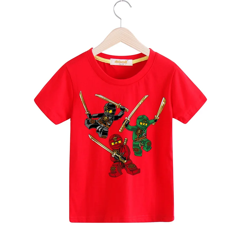 Kids Ninjago Summer T-shirts Costume Children Tshirts Clothing Boys Casual White Tee Top Girls Short Sleeve T Shirts 2019 TX158 (3)