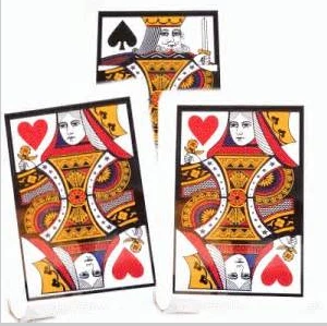 Three Card Monte(Q, K),Size 30*45cm - Magic Tricks Card Change Magie Stage Illusion Gimmick Props Accessories Comedy
Three Card Monte(Q, K),Size 30*45cm - Magic Tricks Card Change Magie Stage Illusion Gimmick Props Accessories Comedy
