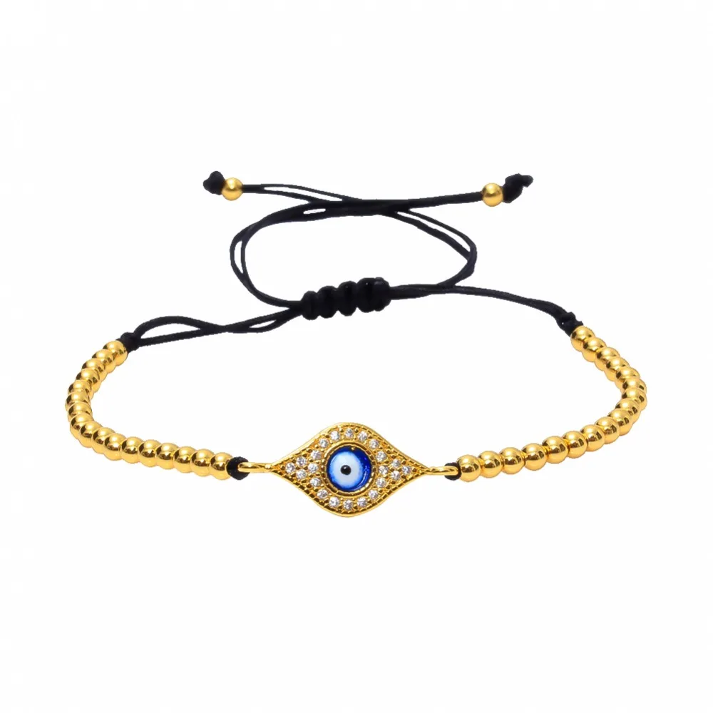 Anil Arjandas Macrame Bracelet Alloy Evil Eye Blue Charm Micro Pave White CZ 4mm Beads Braiding Turkish Bracelet Best Gift
Anil Arjandas Macrame Bracelet Alloy Evil Eye Blue Charm Micro Pave White CZ 4mm Beads Braiding Turkish Bracelet Best Gift