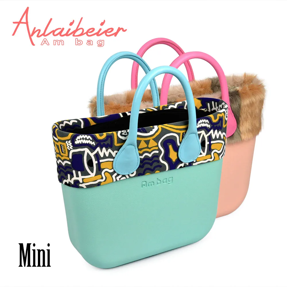 ANLAIBEIER Italy Obag O Bag Style Waterproof Mini EVA AMbag with Zip-up Lining Leather Handle Fabric Fur Trim Women DIY Handbag
ANLAIBEIER Italy Obag O Bag Style Waterproof Mini EVA AMbag with Zip-up Lining Leather Handle Fabric Fur Trim Women DIY Handbag