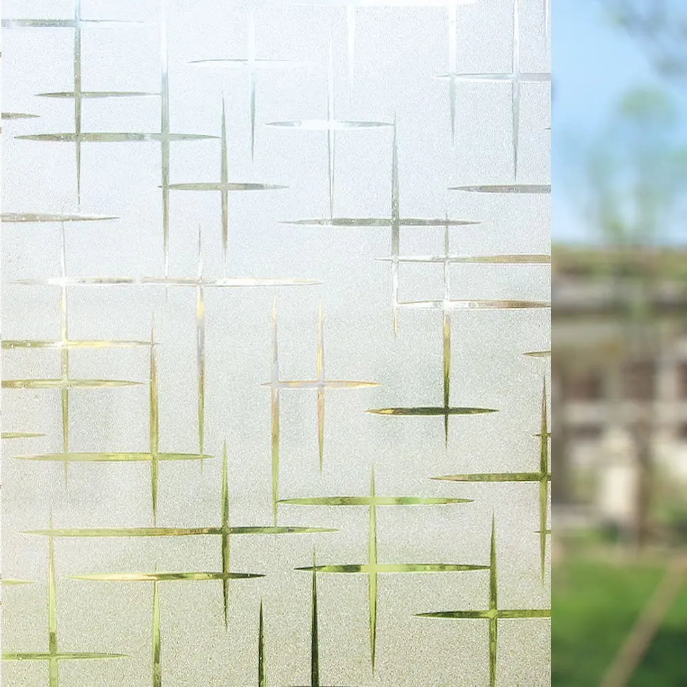 Width 60cm vinyl static cling Cross pattern decorative window film,frosted opaque privacy glass films,heat insulation cover 
Width 60cm vinyl static cling Cross pattern decorative window film,frosted opaque privacy glass films,heat insulation cover