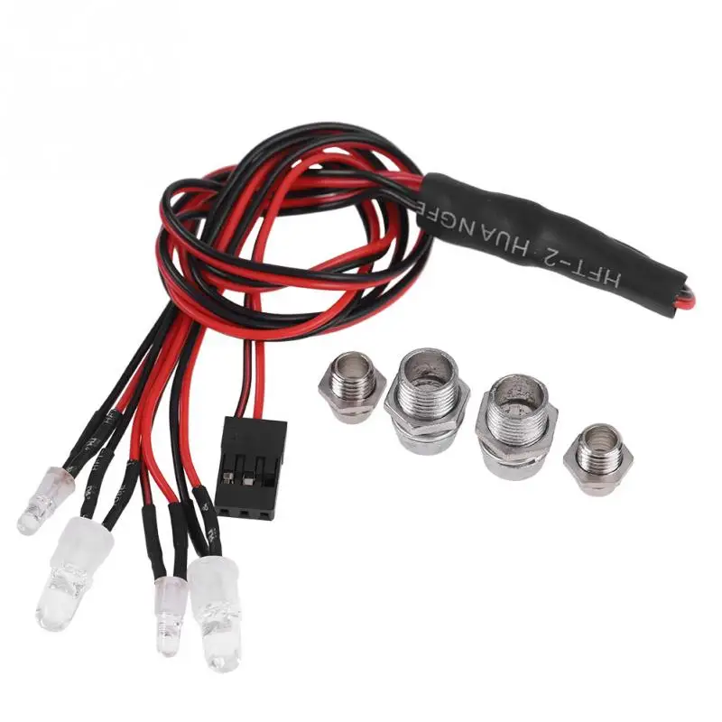DIY 4 LED Headlight Taillight Light Kit for HSP 1/10 1/8 RC Car Truck Super Bright LED Light for Car Toy RC Accessories
DIY 4 LED Headlight Taillight Light Kit for HSP 1/10 1/8 RC Car Truck Super Bright LED Light for Car Toy RC Accessories