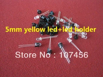5mm round led 100pcs yellow light 5mm yellow LED+led holder lamps free shipping 5mm light-emitting diode
5mm round led 100pcs yellow light 5mm yellow LED+led holder lamps free shipping 5mm light-emitting diode