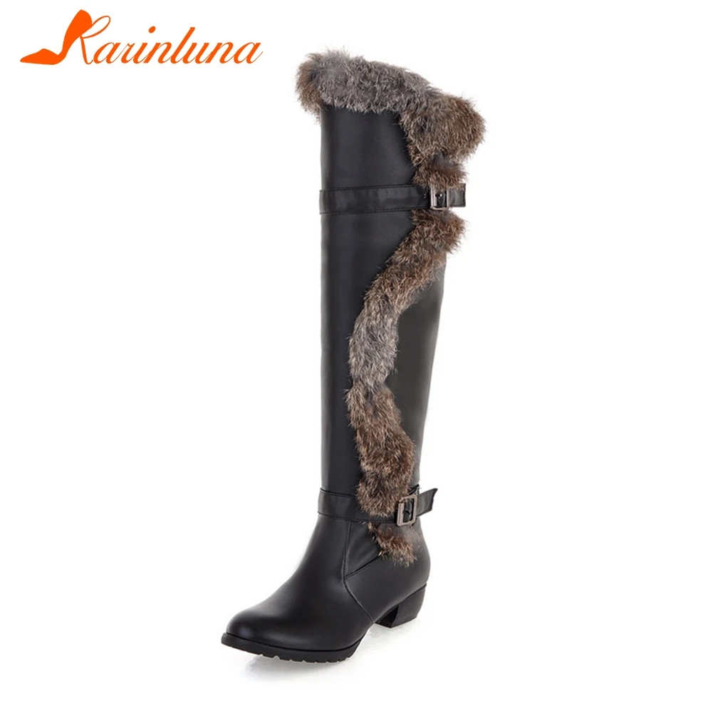 KARINLUNA New Arrivals Large Sizes 34-43 Winter Snow Boots Fashion Best Quality women's Shoes Woman knee-high Boots
KARINLUNA New Arrivals Large Sizes 34-43 Winter Snow Boots Fashion Best Quality women's Shoes Woman knee-high Boots