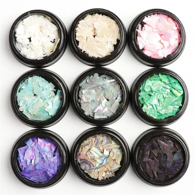1 Box Pretty Abalone Shell Piece 3D Charm Nail Art Decorations Slice DIY Beauty Nail Decals Manicure Decoration Jewelry 9 color
1 Box Pretty Abalone Shell Piece 3D Charm Nail Art Decorations Slice DIY Beauty Nail Decals Manicure Decoration Jewelry 9 color