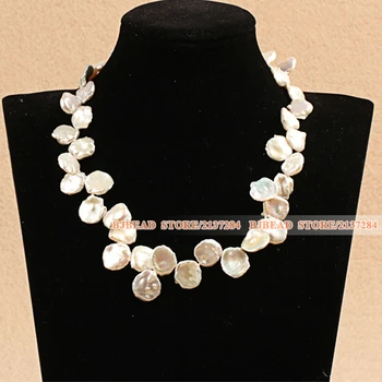 Special Beautiful Charming Best Gift Women Flower Shape A Grade White Rebirth Coin Shape Pearl Party Necklace
Special Beautiful Charming Best Gift Women Flower Shape A Grade White Rebirth Coin Shape Pearl Party Necklace