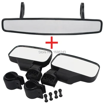 Breakaway Side & Rear View Mirrors Set Fits For MTV UTV Polaris RZR 900 1000 S 900
Breakaway Side & Rear View Mirrors Set Fits For MTV UTV Polaris RZR 900 1000 S 900