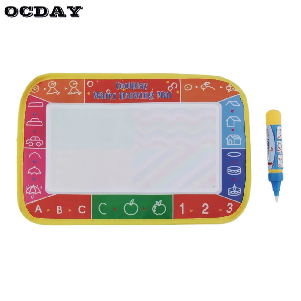OCDAY Kids Baby Write Draw Paint Water Magic Doodle Mat Children Play Mat With Magic Pen Painting Christmas Gift Toys 25*16.5cm
OCDAY Kids Baby Write Draw Paint Water Magic Doodle Mat Children Play Mat With Magic Pen Painting Christmas Gift Toys 25*16.5cm