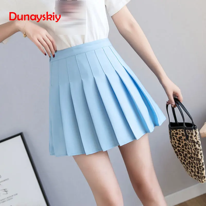 High Waist A Line Pleated Mini Skirt For Women 2019 Spring Summer Skirts Pink Black Sky Blue And White Cute Skirt High Quality
High Waist A Line Pleated Mini Skirt For Women 2019 Spring Summer Skirts Pink Black Sky Blue And White Cute Skirt High Quality