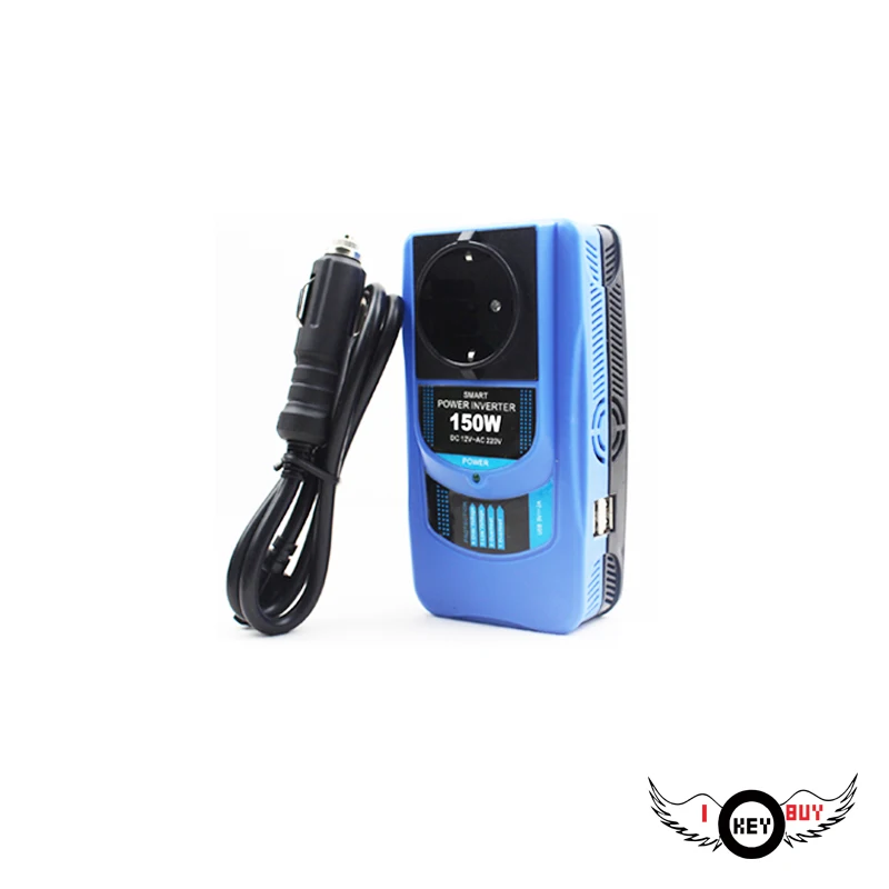I Key Buy 1PC Car Power Inverter Square Wave DC AC 12V 220V-240V 150W Off Grid Auto Inverters High Conversion Rate
I Key Buy 1PC Car Power Inverter Square Wave DC AC 12V 220V-240V 150W Off Grid Auto Inverters High Conversion Rate