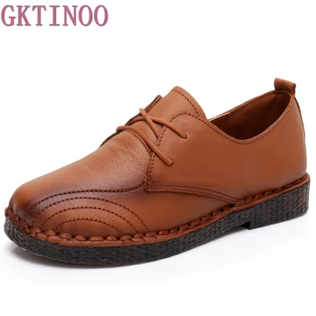 GKTINOO New Fashion Genuine Leather Handmade Women Shoes Comfortable Casual Flat Shoes Woman Loafers Women Flats
GKTINOO New Fashion Genuine Leather Handmade Women Shoes Comfortable Casual Flat Shoes Woman Loafers Women Flats