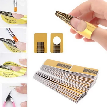 100Pcs Professional Acrylic Gel Nail Art Form Guide Sticker Extension Nail Polish Curl Tips Tools For Women
100Pcs Professional Acrylic Gel Nail Art Form Guide Sticker Extension Nail Polish Curl Tips Tools For Women