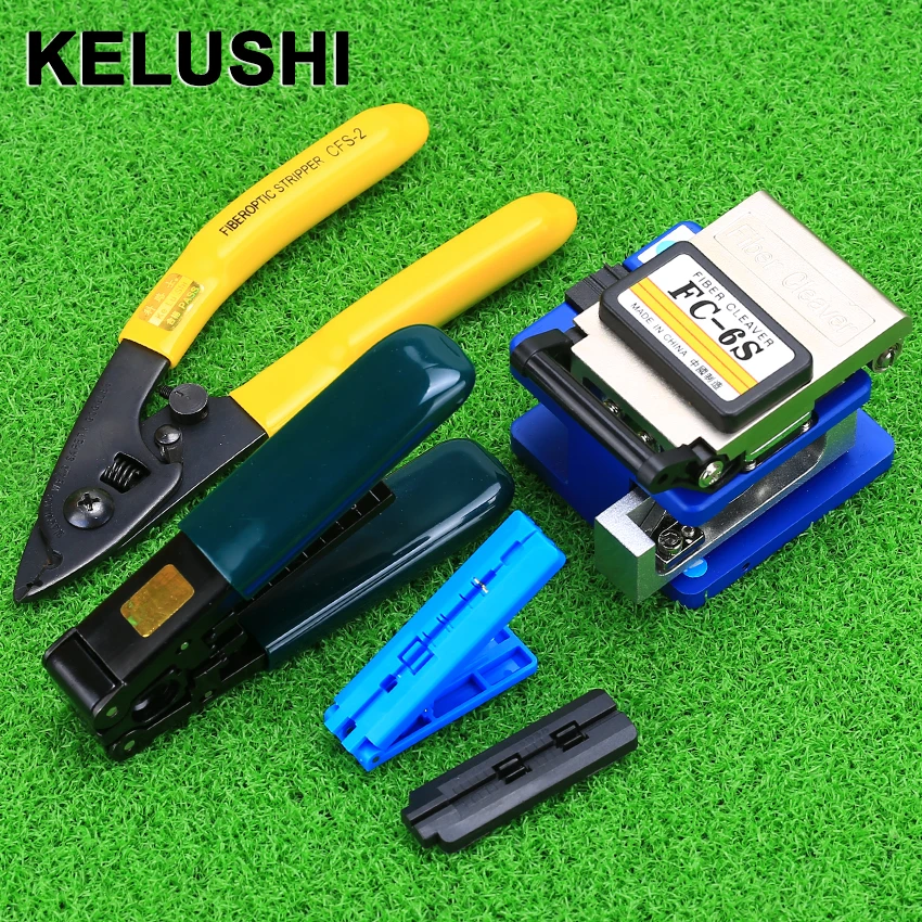 KELUSHI 5 In1 FTTH Fiber Optic Tool Sets FC-6S Fiber Cleaver Double Port For Miller Stripping Pliers Wire Stripper Use Ftth Fttx
KELUSHI 5 In1 FTTH Fiber Optic Tool Sets FC-6S Fiber Cleaver Double Port For Miller Stripping Pliers Wire Stripper Use Ftth Fttx