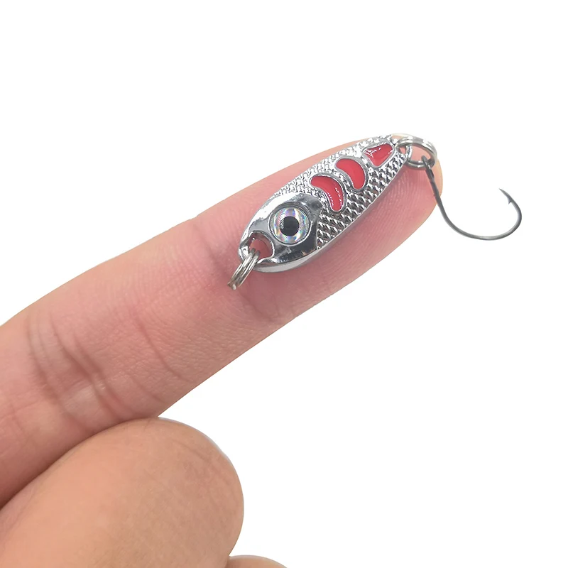 1Pcs 1.5g/2.5g/3.5g Mini Wobbler Sequin Spoon Lure Hard Bait Spinnerbait Isca Artificial Pesca Wobblers Fly Fishing Tackle
1Pcs 1.5g/2.5g/3.5g Mini Wobbler Sequin Spoon Lure Hard Bait Spinnerbait Isca Artificial Pesca Wobblers Fly Fishing Tackle