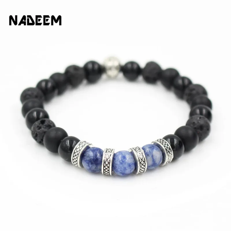 NADEEM Natural Lava,Black Matte,Onyx,Stone Round Beads Elasticity Rope Bracelet Men Women Strand Bead Bracelet Free Shipping
NADEEM Natural Lava,Black Matte,Onyx,Stone Round Beads Elasticity Rope Bracelet Men Women Strand Bead Bracelet Free Shipping