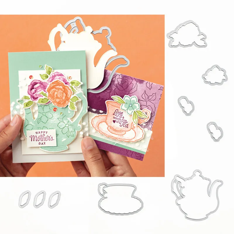TEA Clear Stamp and Dies for Scrapbooking Card Album Making Stencil Metal Die Cut Dies and Stamps Sets
TEA Clear Stamp and Dies for Scrapbooking Card Album Making Stencil Metal Die Cut Dies and Stamps Sets